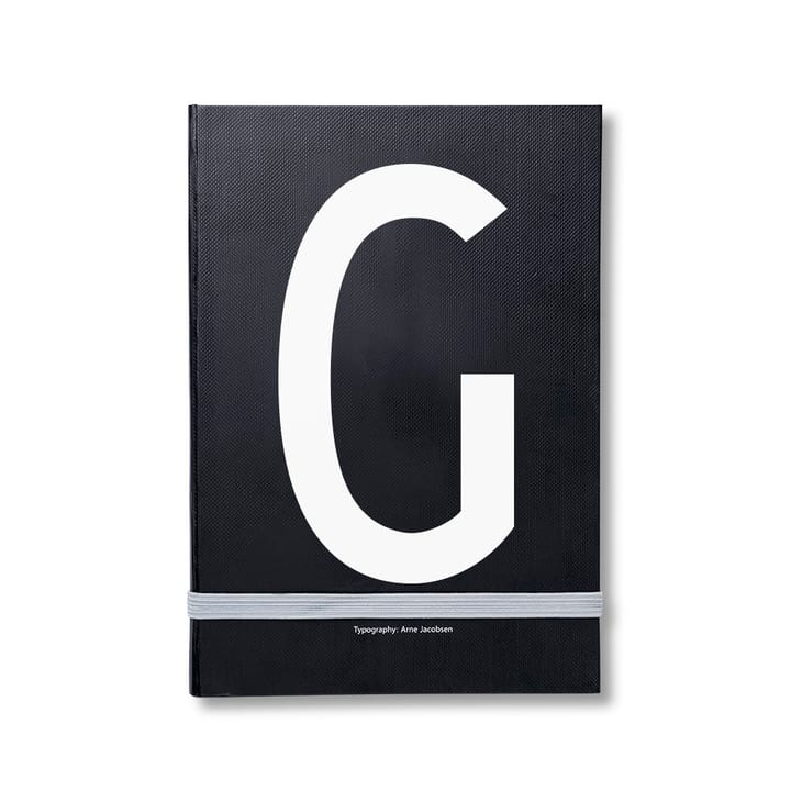 Design Letters personlig anteckningsbok - G - Design Letters