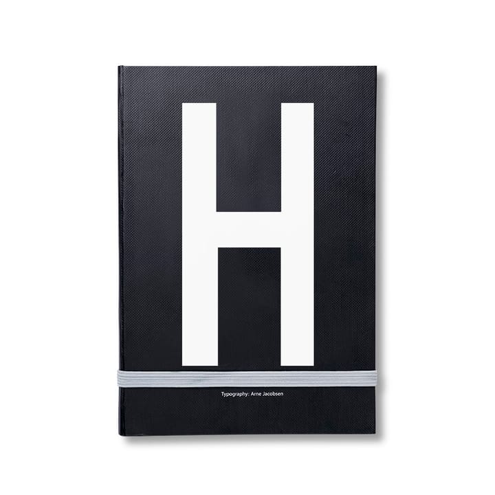 Design Letters personlig anteckningsbok - H - Design Letters