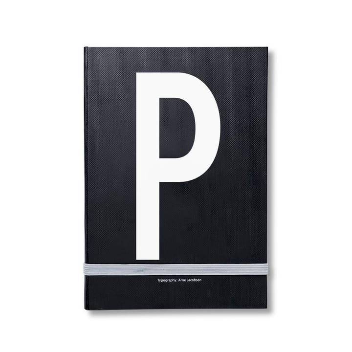 Design Letters personlig anteckningsbok - P - Design Letters