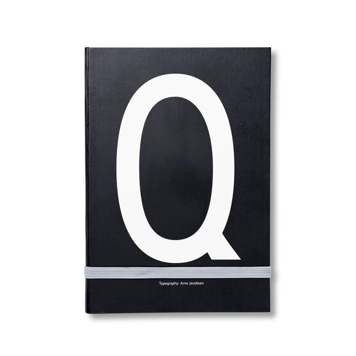 Design Letters personlig anteckningsbok - Q - Design Letters