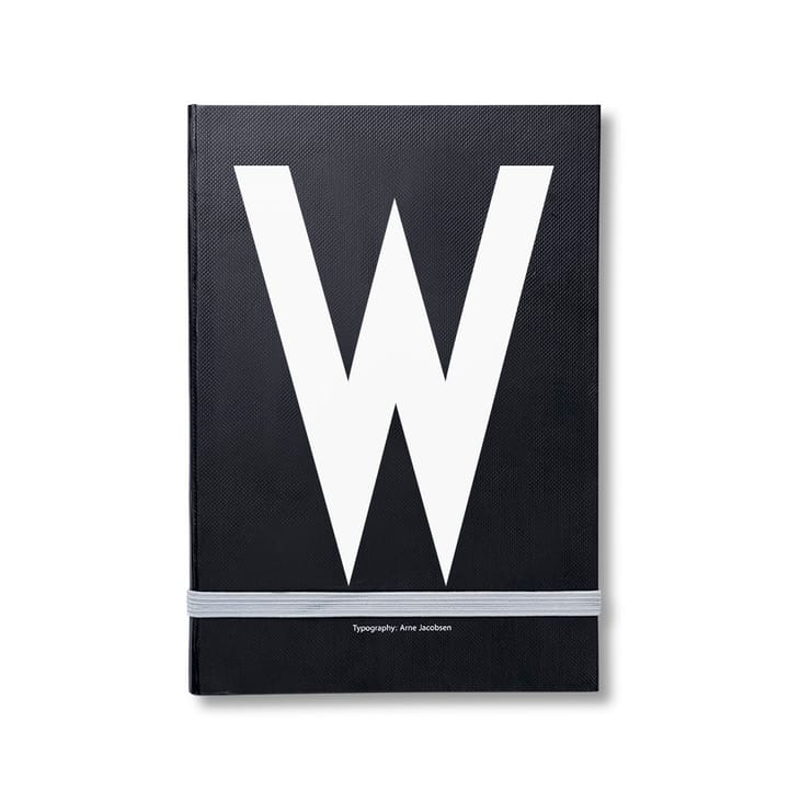 Design Letters personlig anteckningsbok - W - Design Letters