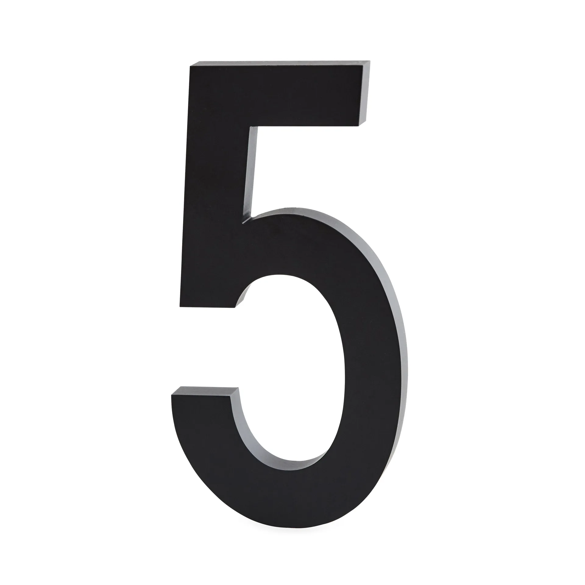 Design Letters siffror aluminium 100 mm, 5 Design Letters