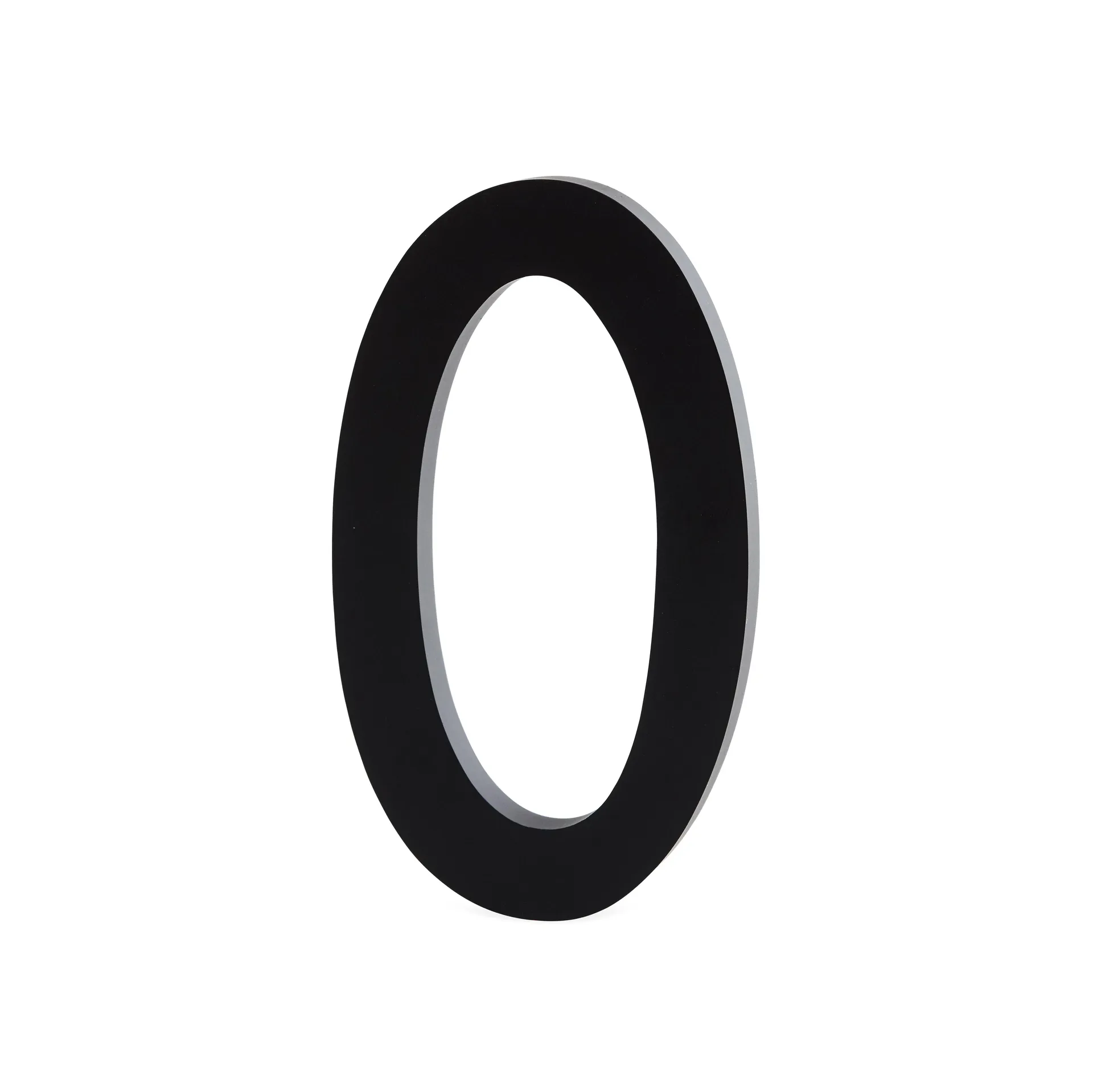 Design Letters siffror aluminium 50 mm, 0 Design Letters