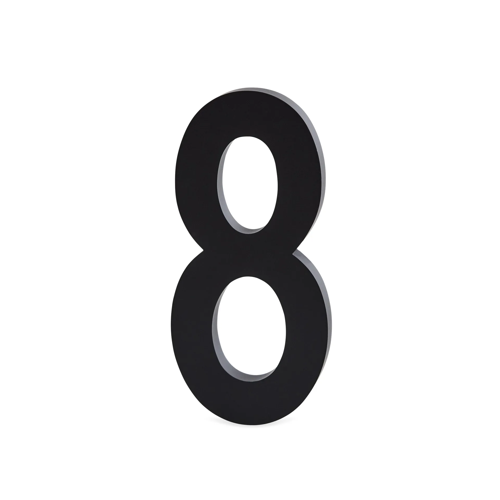 Design Letters siffror aluminium 50 mm, 8 Design Letters