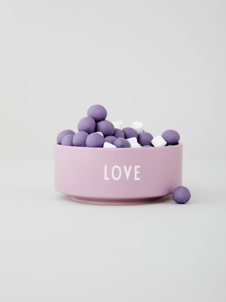 Design Letters snacksskål Ø12 cm - Love-lavender - Design Letters