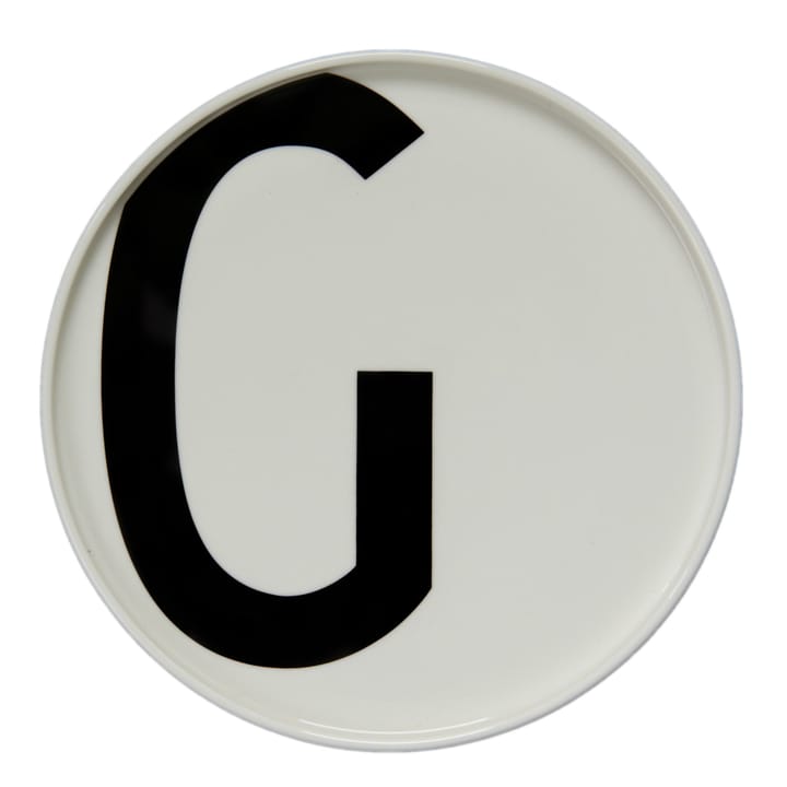 Design Letters tallrik - G - Design Letters