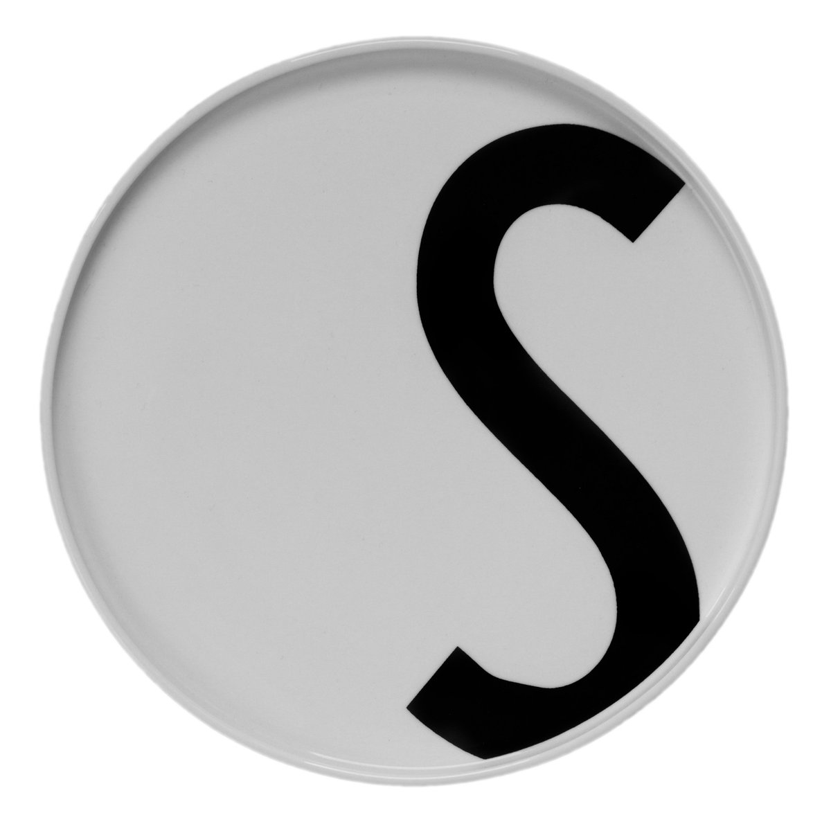 Design Letters tallrik S | Skandinavisk Design | Assietter | Vit