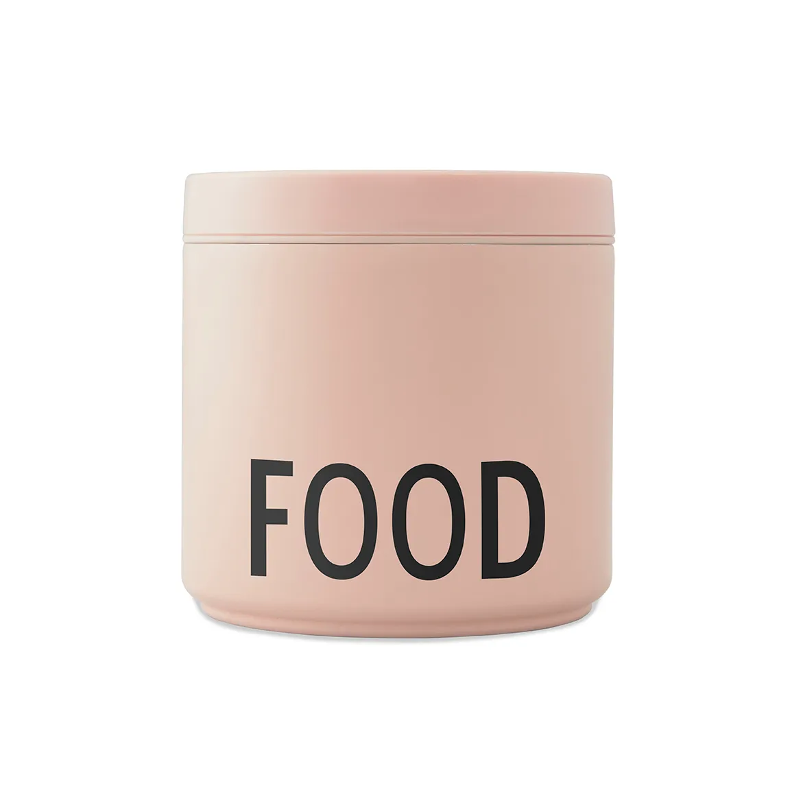 Design Letters termoslåda stor, Svart-nude Design Letters