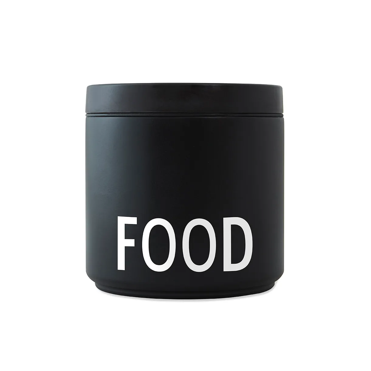 Design Letters termoslåda stor, Svart-vit Design Letters