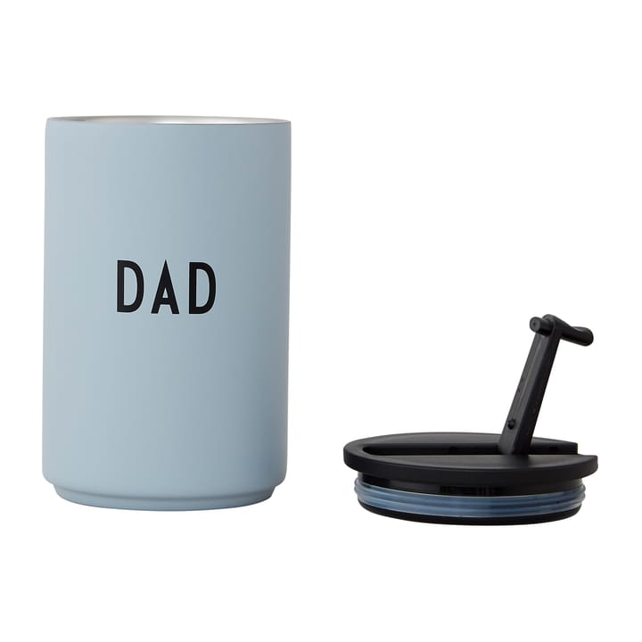 Design Letters termosmugg - Light grey-dad - Design Letters