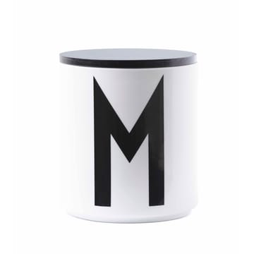 Design Letters trälock Ø11,5 cm - black - Design Letters