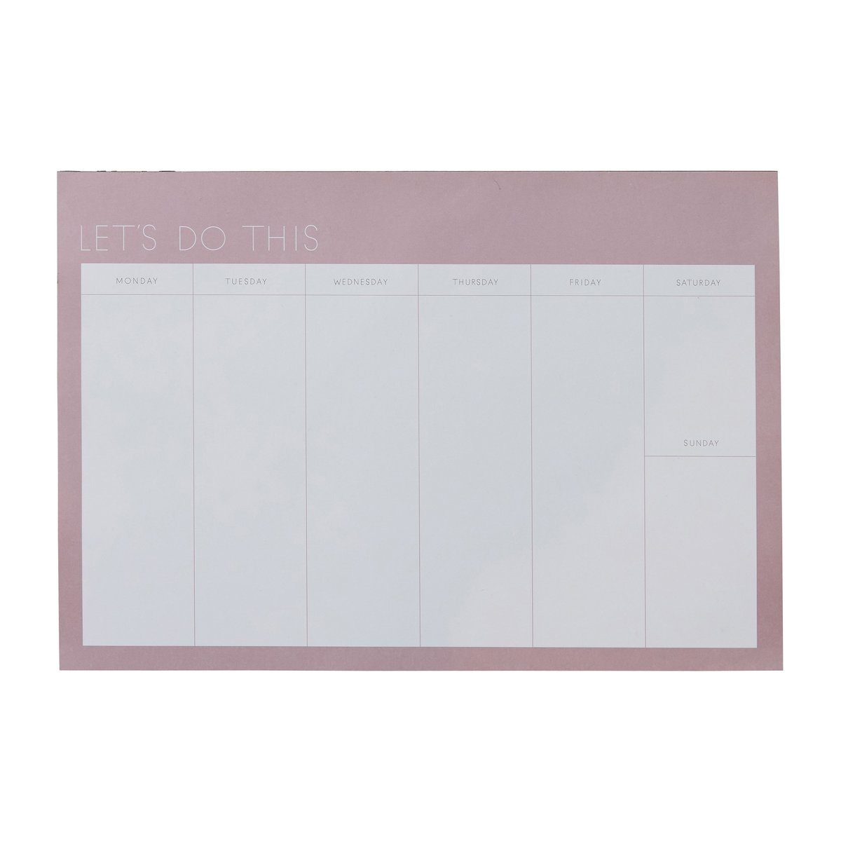 Design Letters veckoplanerare Lavender | Skandinavisk Design | Kalender & Anteckningsblock | Lila