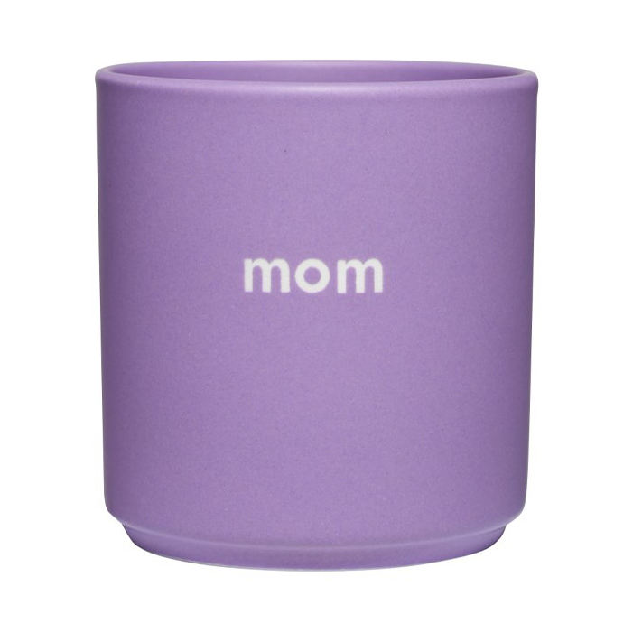 Design Letters VIP favoritkopp 25 cl Lilac, Mom Collection