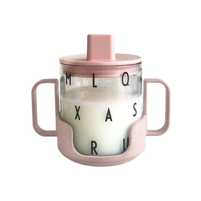 Design Letters Grow with your cup kopp Nude | Skandinavisk Design | Barnserviser | Rosa