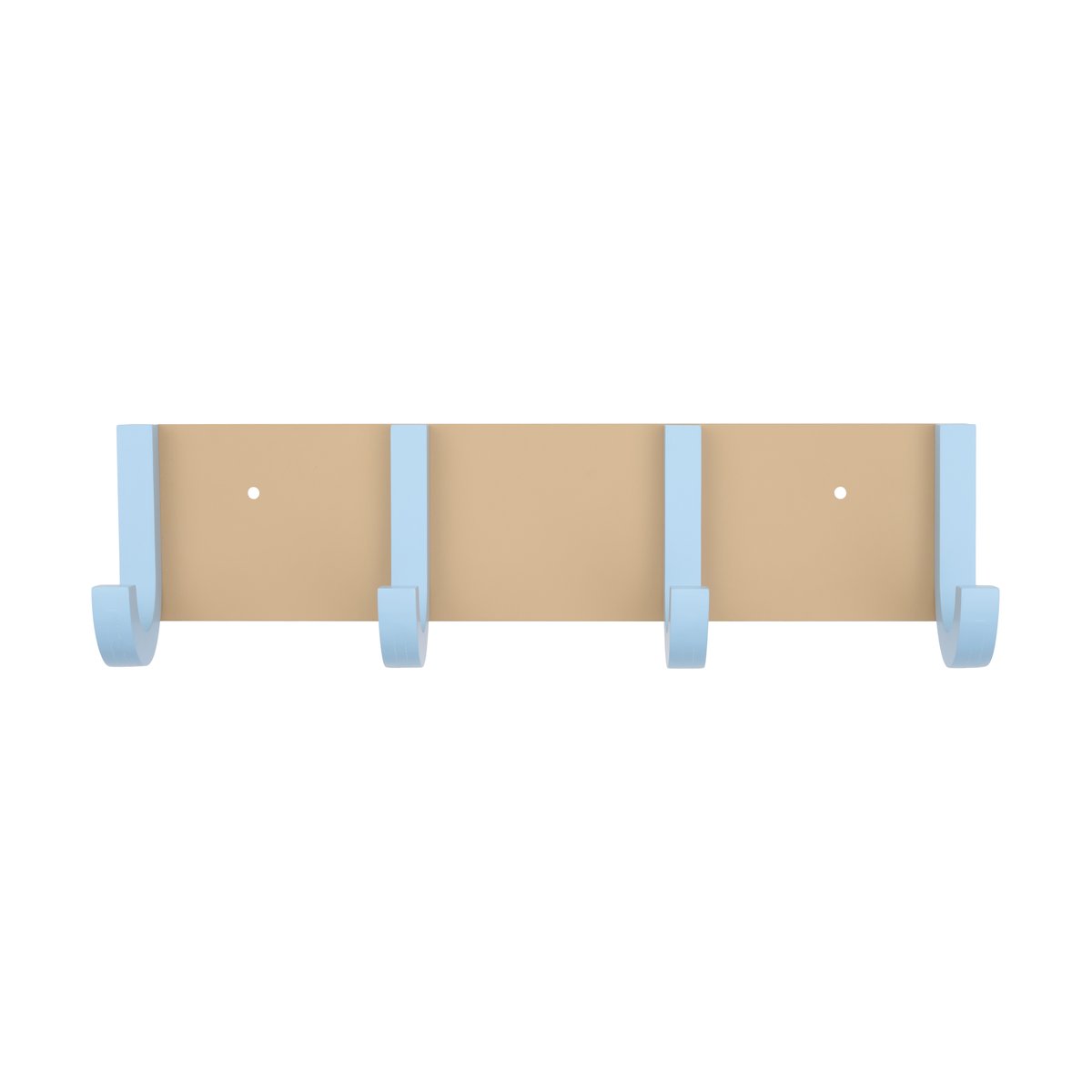 Design Letters Jay klädhängare 4 krokar Beige-light blue