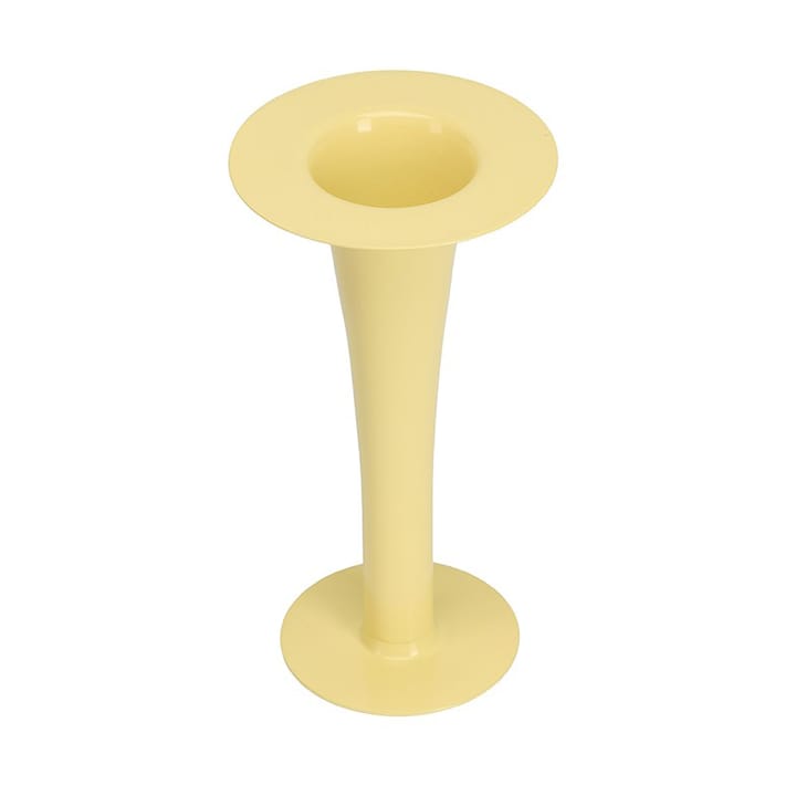Trumpet 2-i-1 vas och ljusstake 24 cm - Yellow - Design Letters
