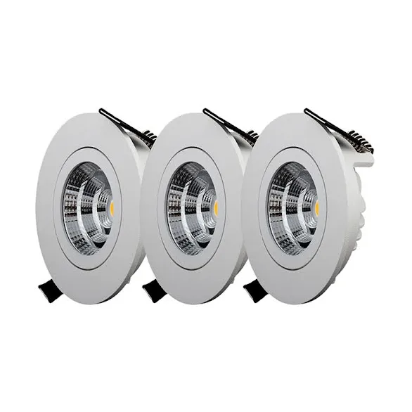 Designlight downlight tilt inkluderad drivdon och kablage 3-pack - QB-303MW vit - Designlight
