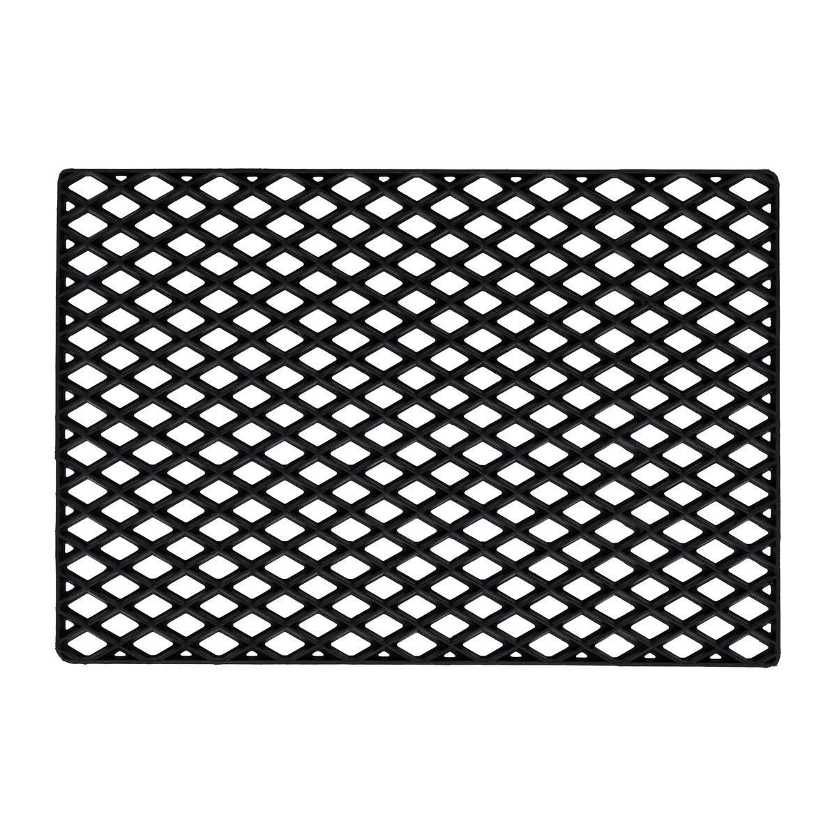 Dixie Black grid dörrmatta 45x75 cm