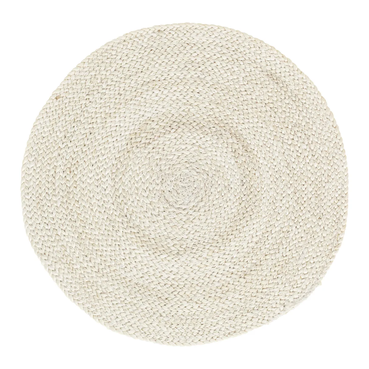 Dixie Braided bordstablett Ø38 cm Ivory