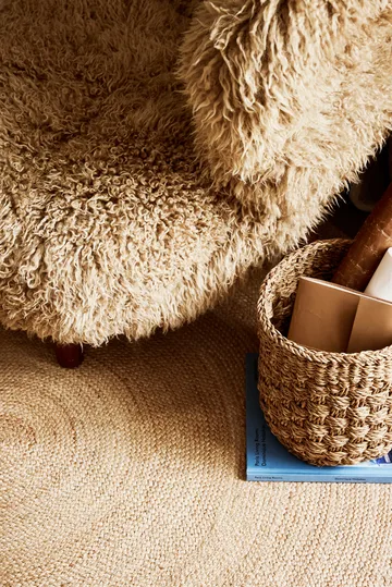 Elin matta natural - Ø125 cm - Dixie