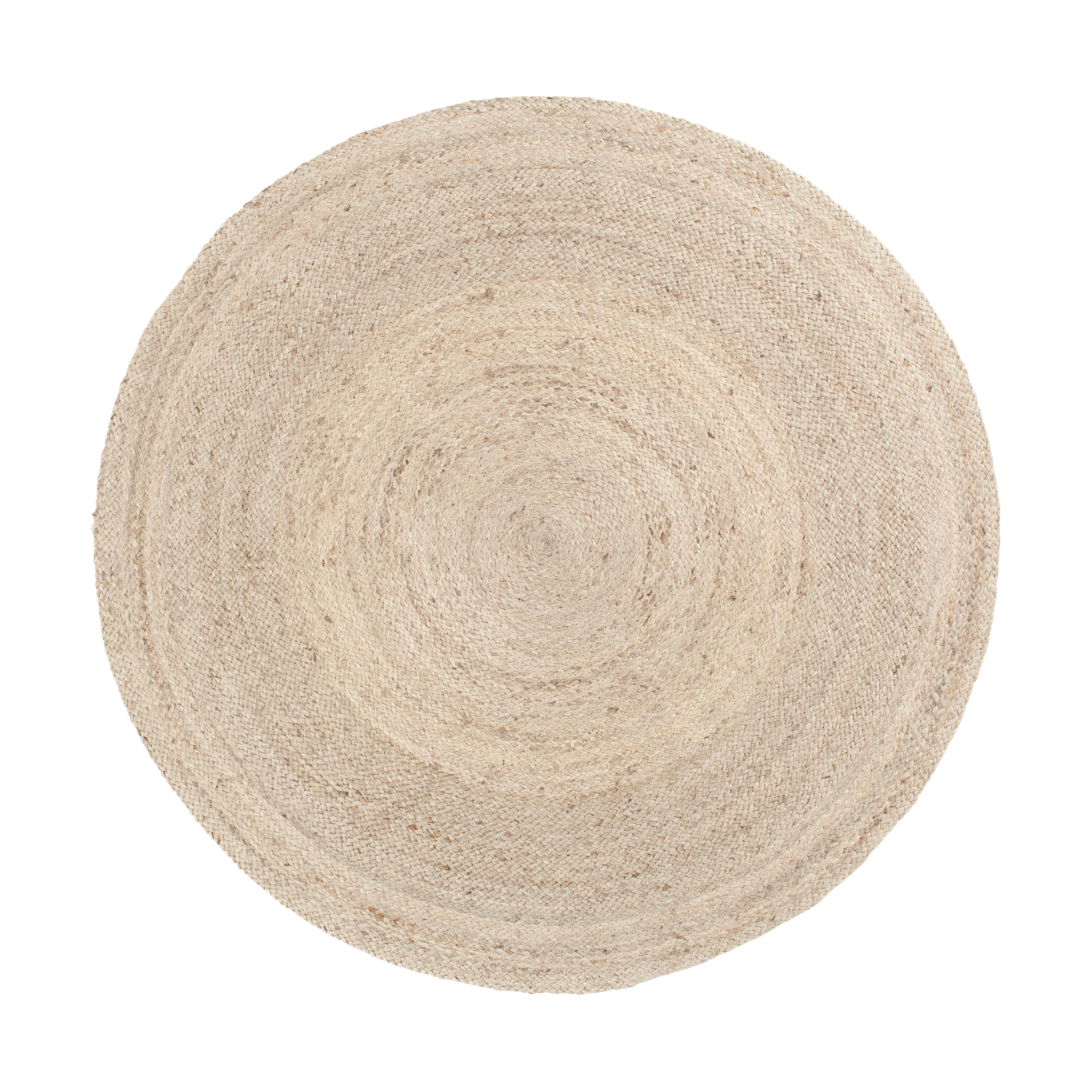 Elin matta natural grey, Ø125 cm