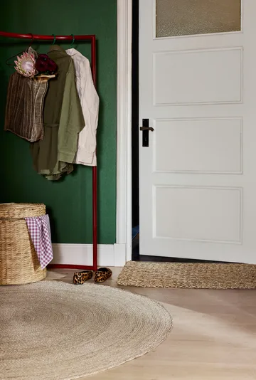 Elin matta natural grey - Ø125 cm - Dixie