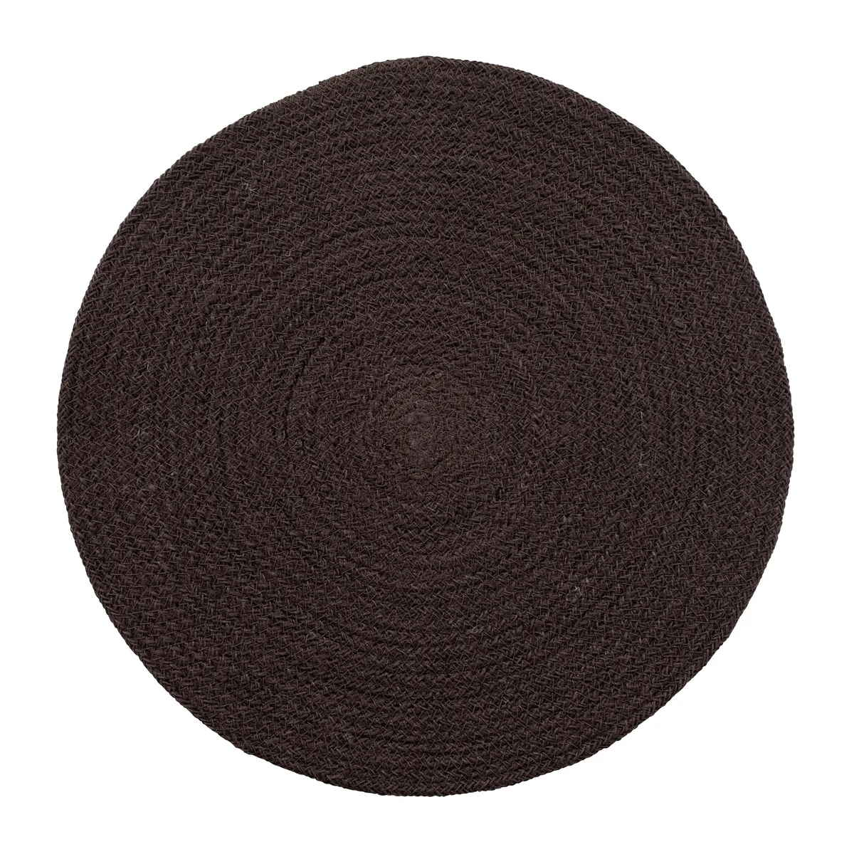 Dixie Ella bordstablett Ø38 cm Svart-brun