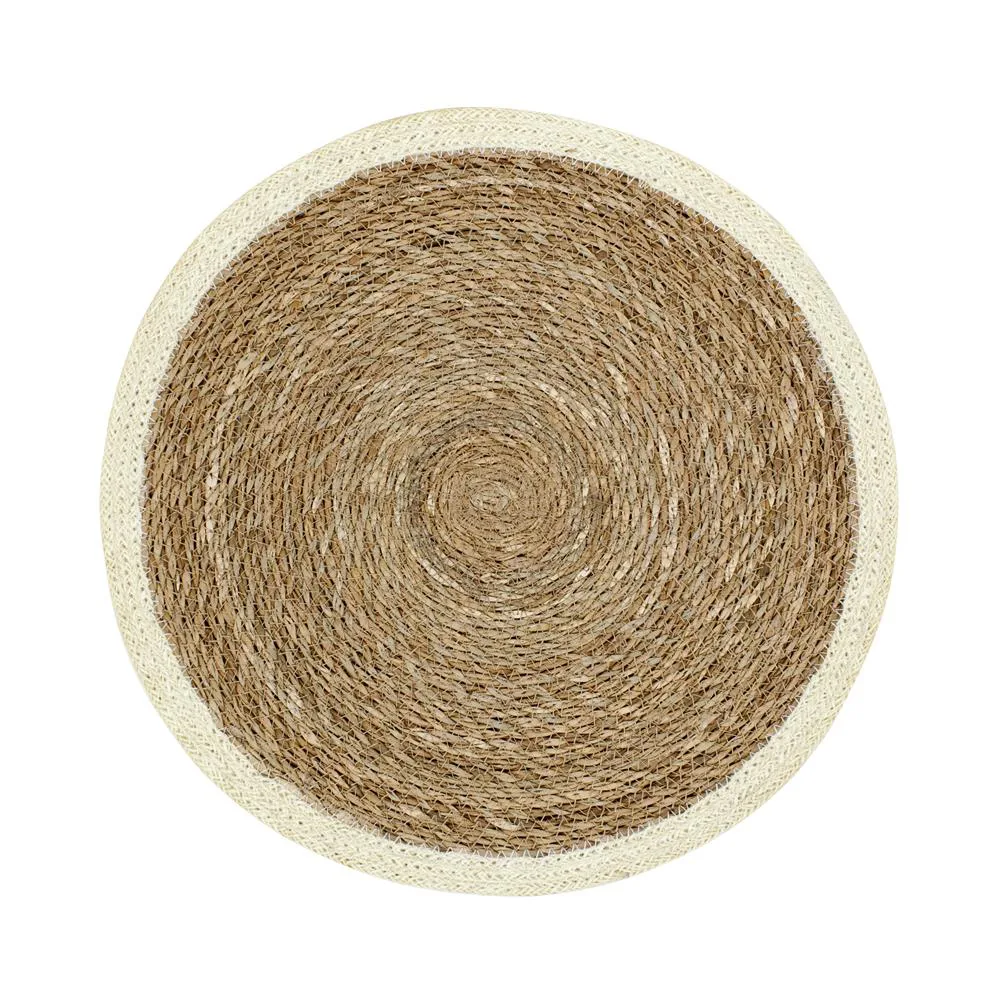 Dixie Emil bordstablett Ø40 cm natur-vit