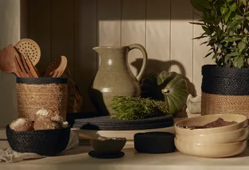 Emil korg sjögräs cylinder large 3 st - Svart - Dixie