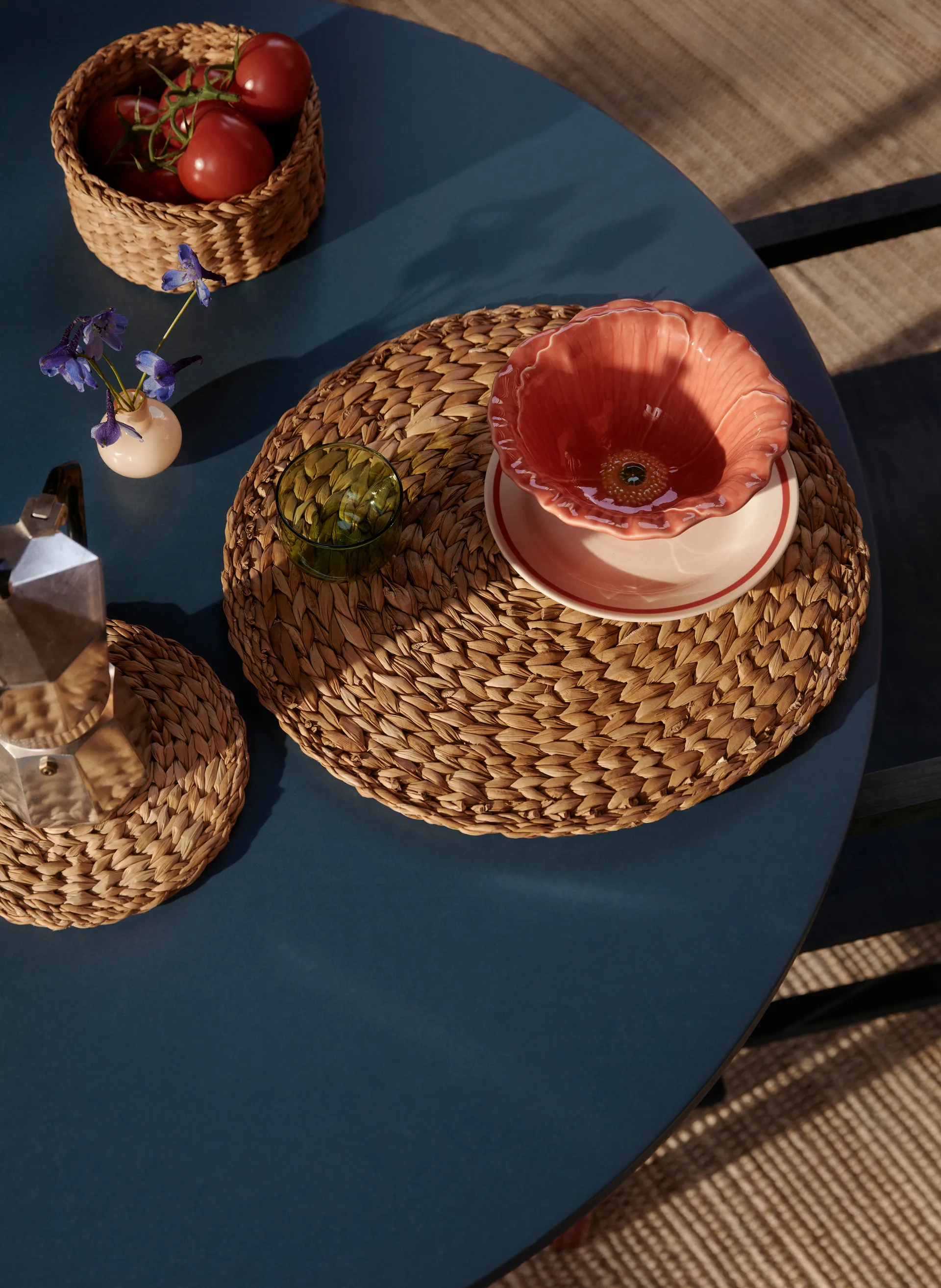 Esther grytunderlägg 2 delar, Natural Dixie