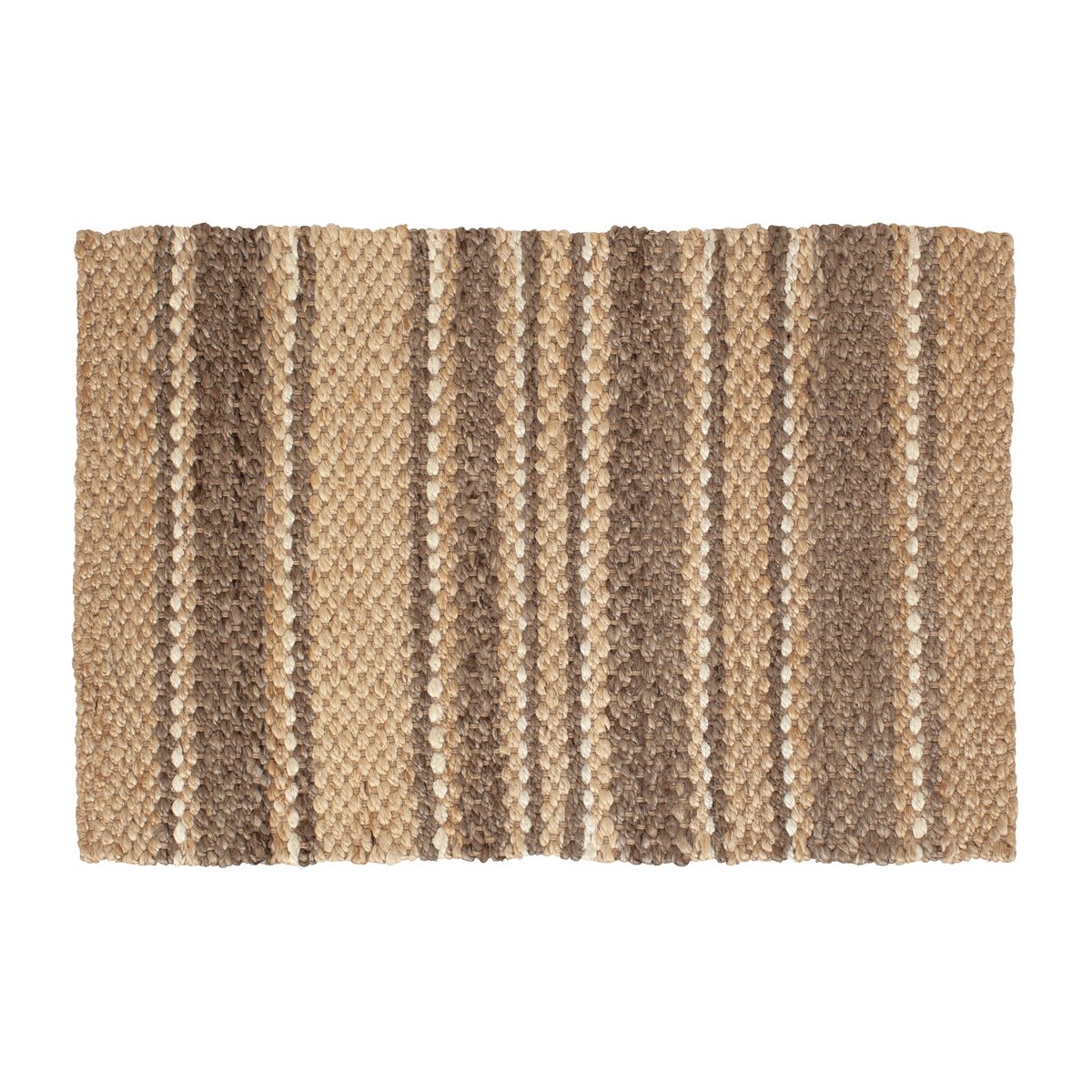 Dixie Fanny striped dörrmatta Natur, 60x90 cm | Skandinavisk Design | Dörrmattor | Beige