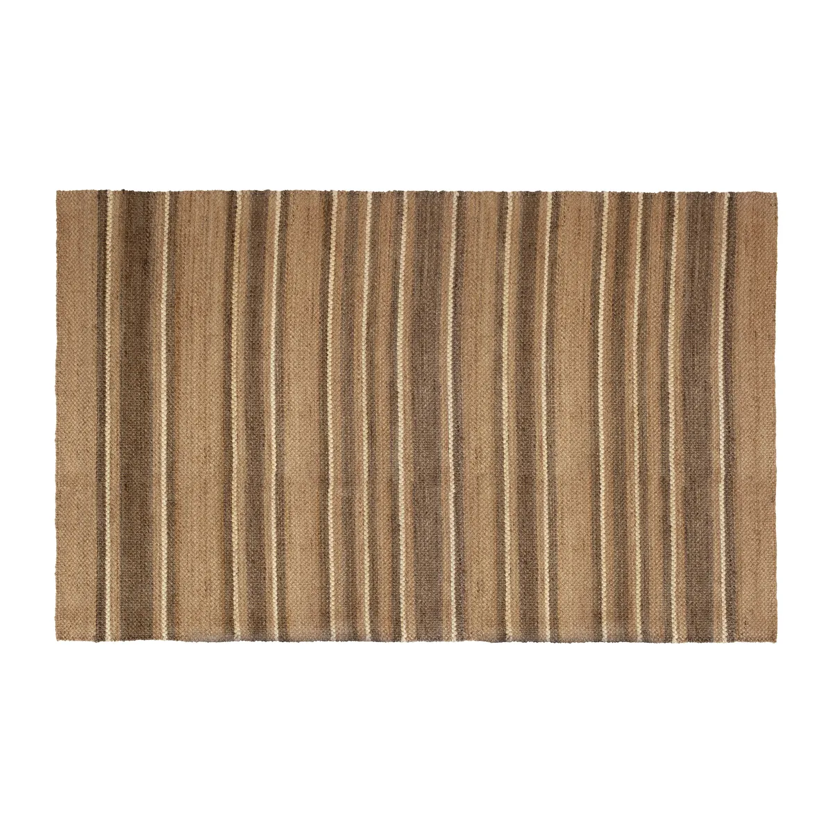 Dixie Fanny striped jutematta Natur, 190x290 cm