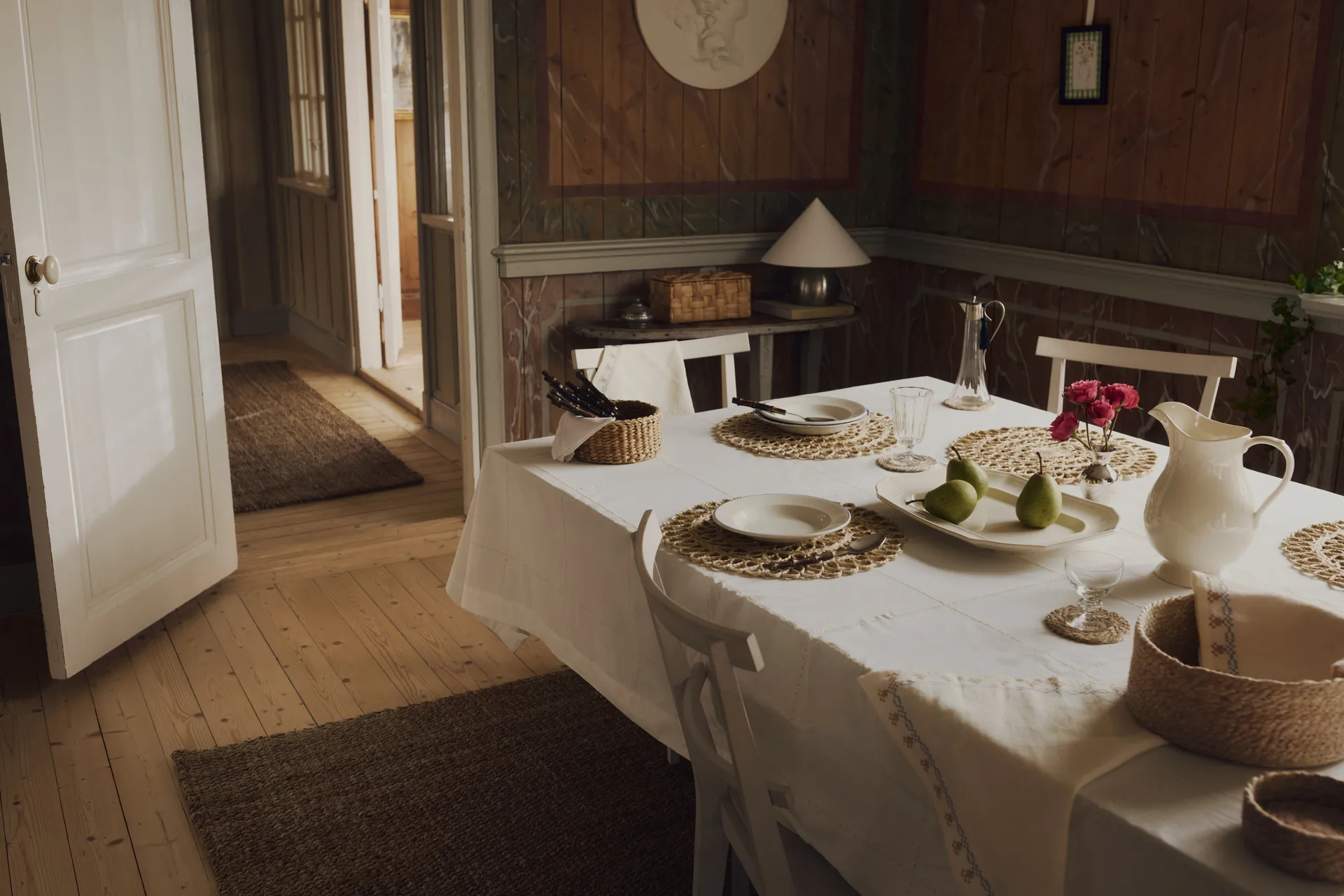 Freja matta 80x250 cm, Naturgrå Dixie