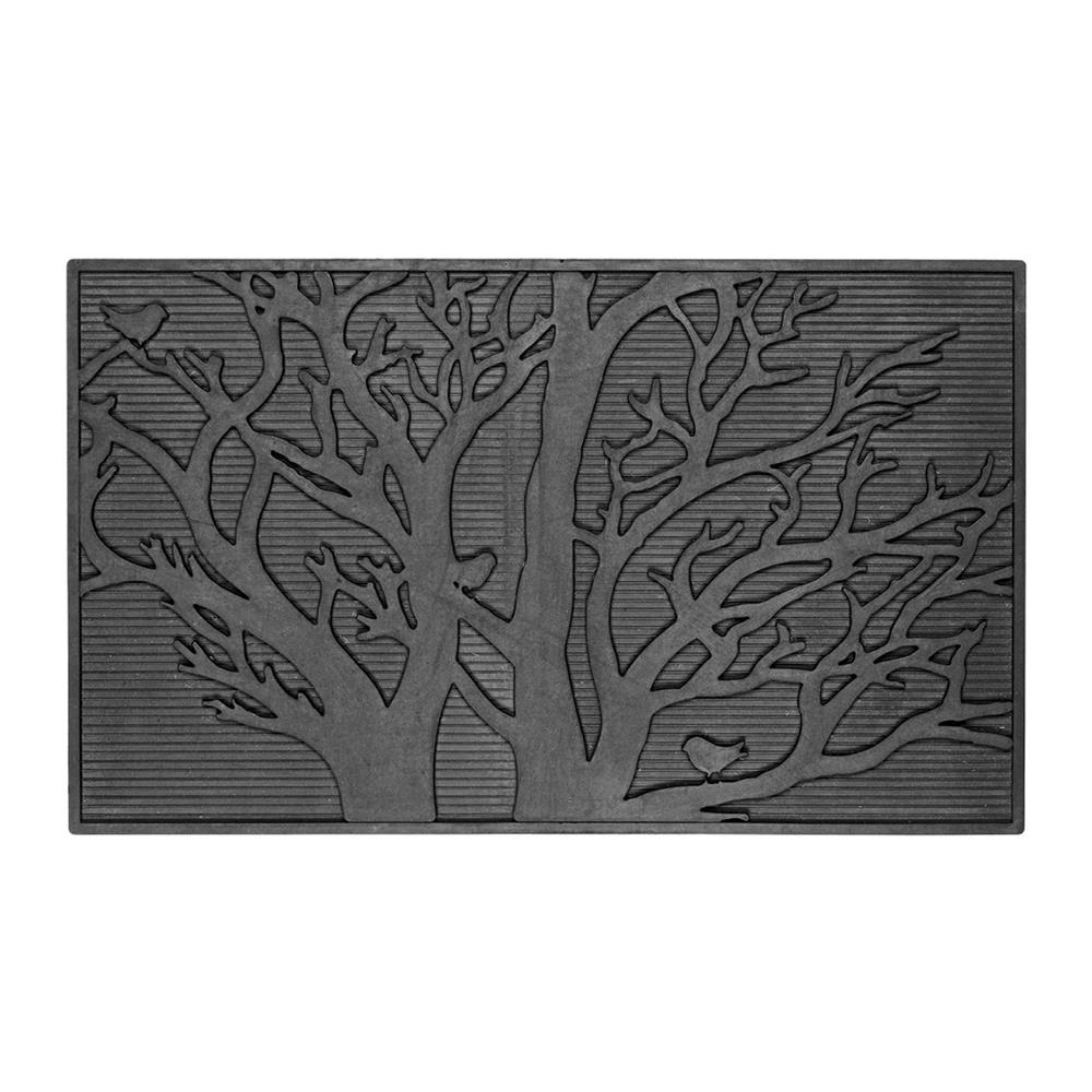 Dixie Grenverk dörrmatta 45 x 75 cm | Skandinavisk Design | Dörrmattor | Svart