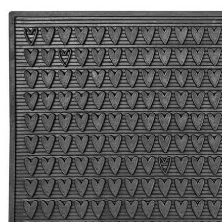 Hjärtligt dörrmatta, 75x45 cm Dixie