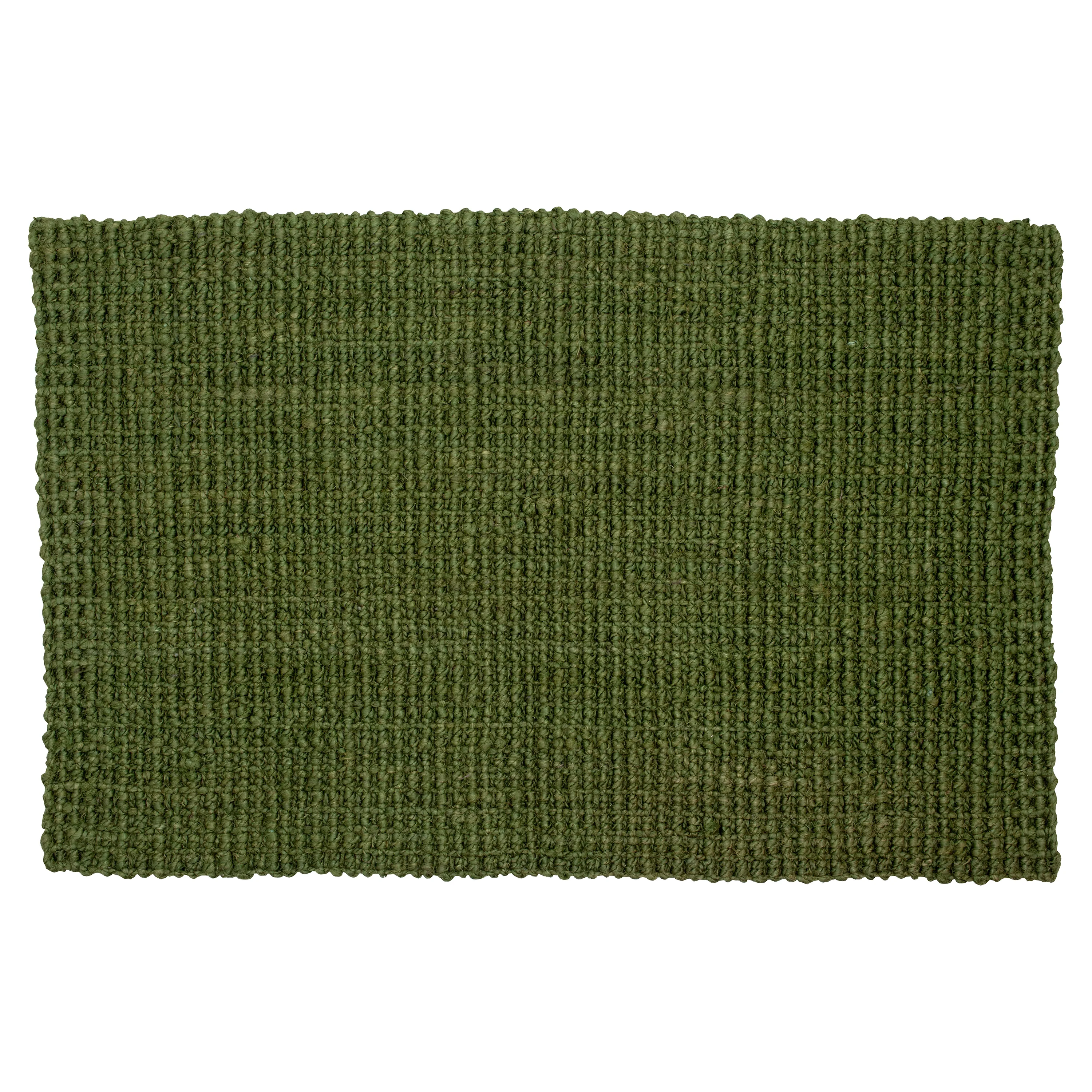 Jute dörrmatta dark green, 60x90 cm
