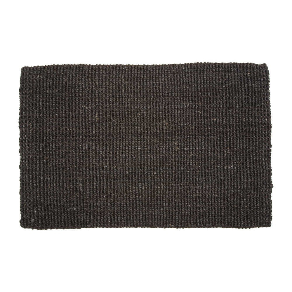 Dixie Jute dörrmatta svart 70 x 120 cm | Skandinavisk Design | Dörrmattor | Svart