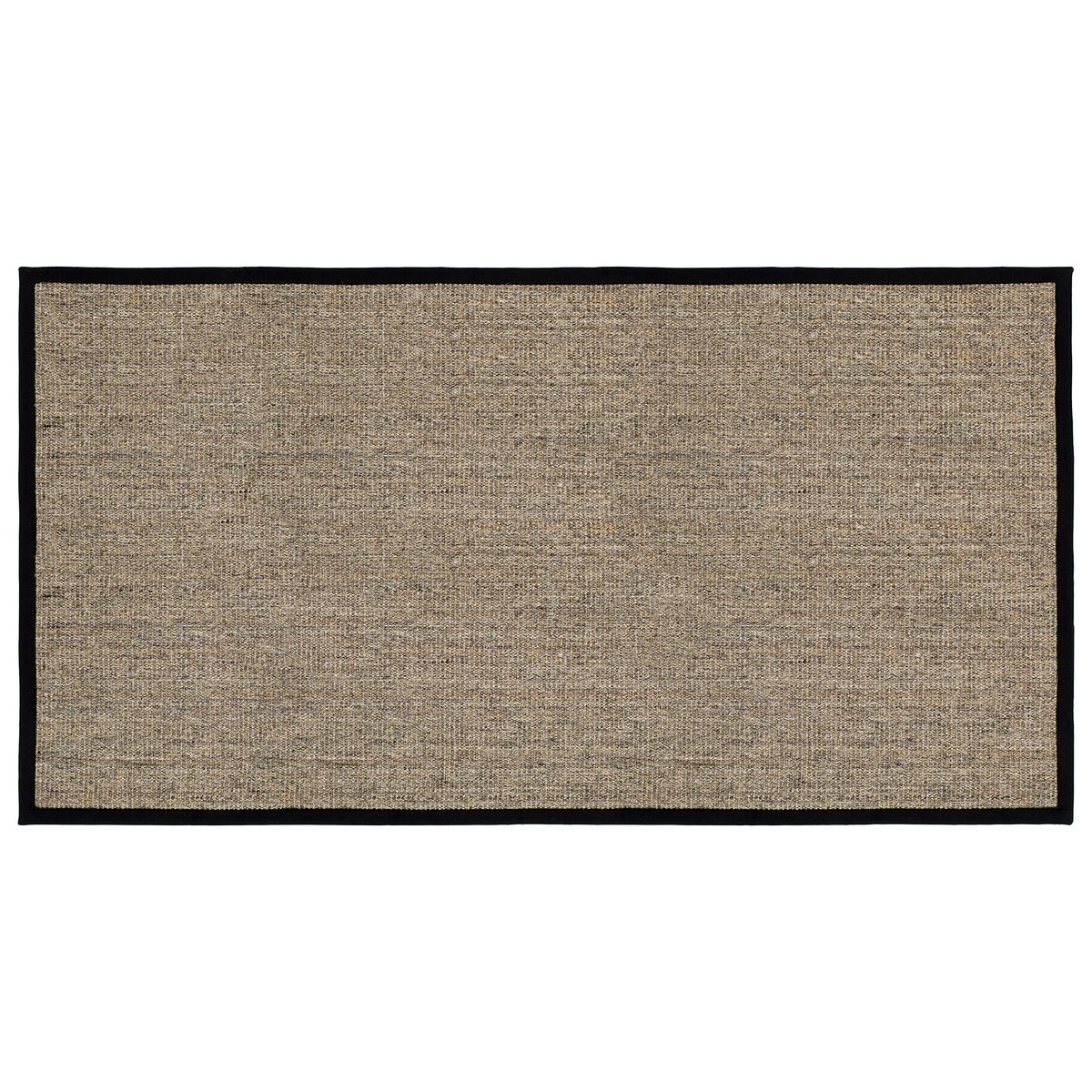 Dixie Sisal dörrmatta natur-svart Stor | Skandinavisk Design | Dörrmattor | Beige