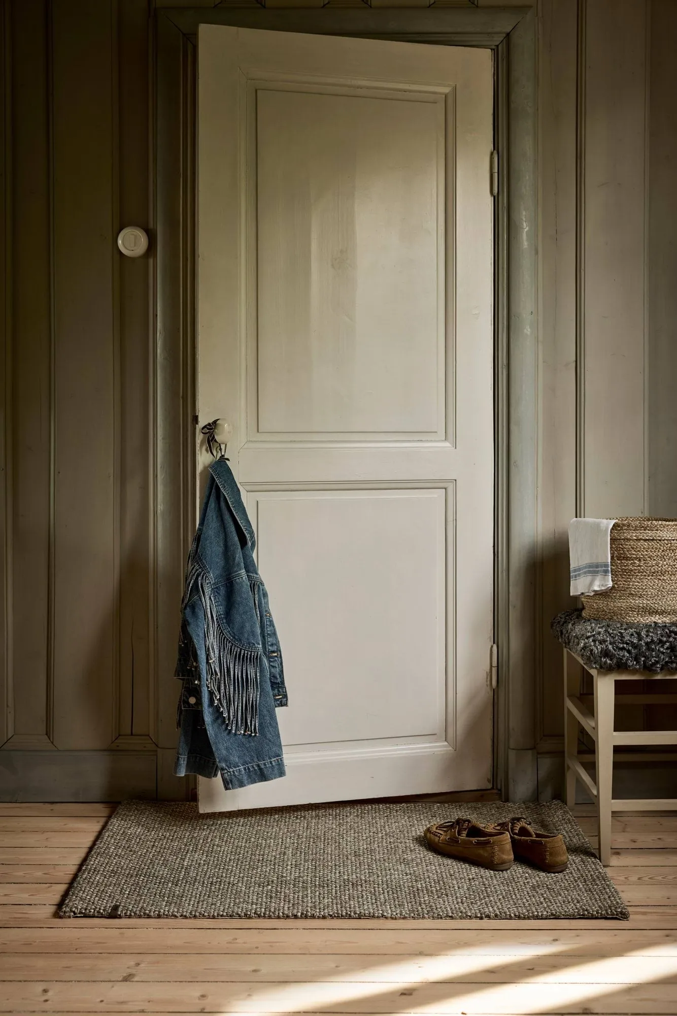 Wilma dörrmatta, Natural grey, 70x120 cm Dixie