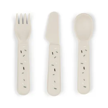 Confetti foodie bestickset 3 delar - Sand - Done by deer