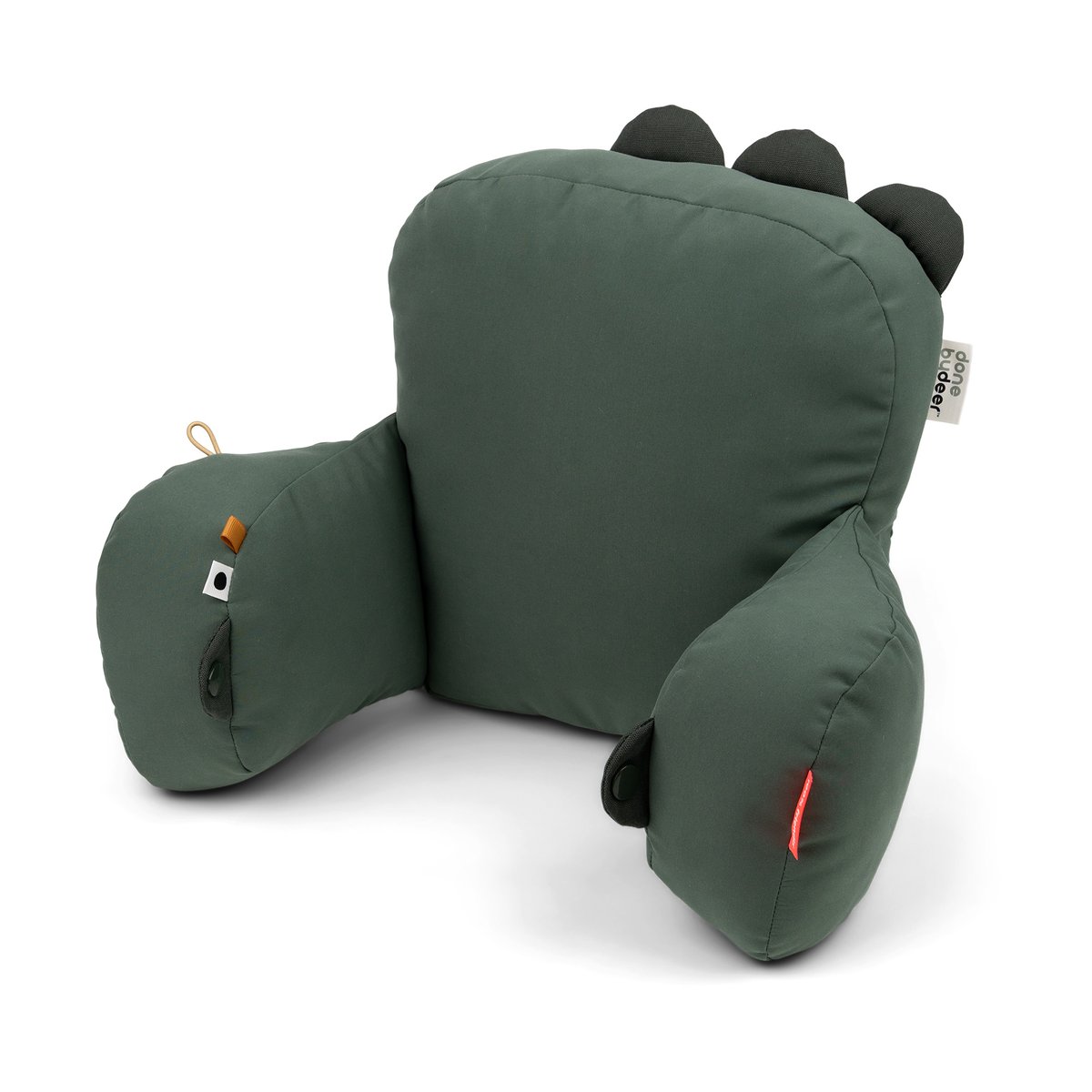 Done by deer Croco barnvagnskudde Green | Skandinavisk Design | Innerkuddar | Grön