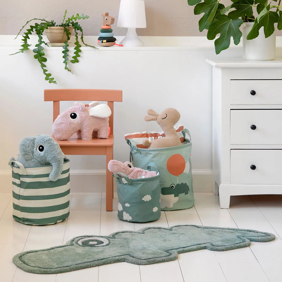 Croco matta 46x110 cm, Green Done by deer