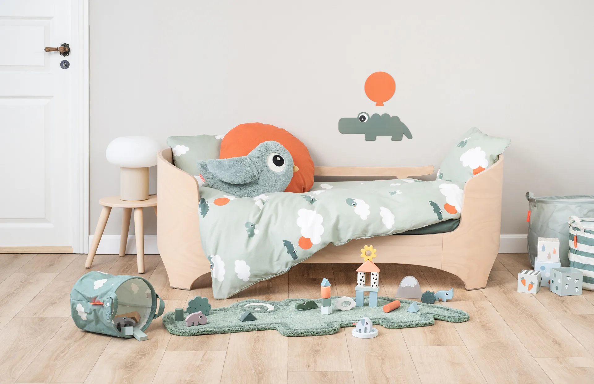 Croco matta 46x110 cm, Green Done by deer