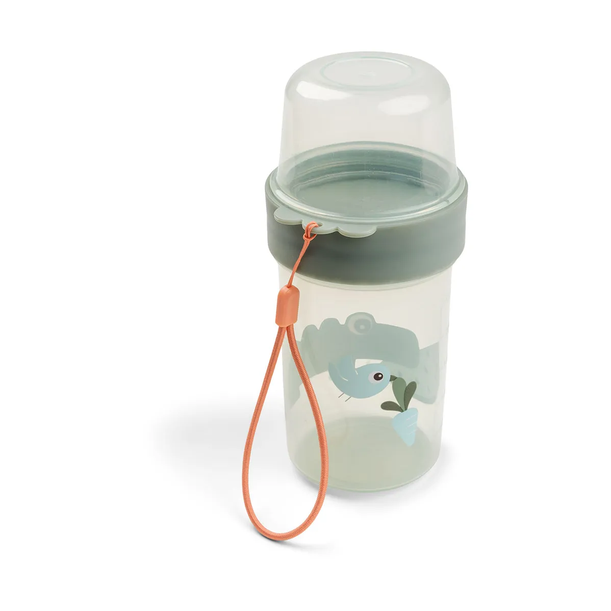 Croco To go 2-way bägare L, Green Done by deer