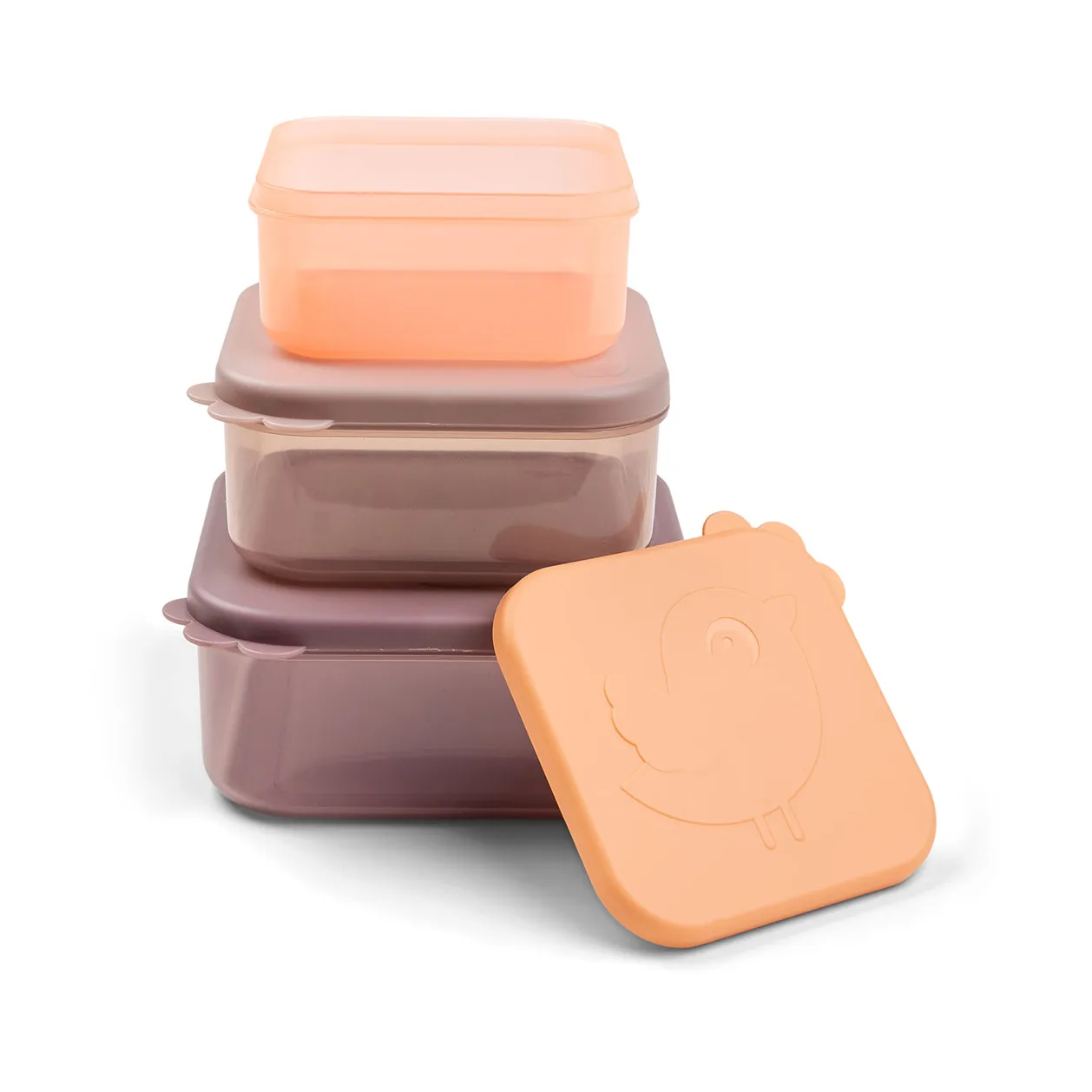 Deer Friends matlåda 3 delar, Powder Done by deer