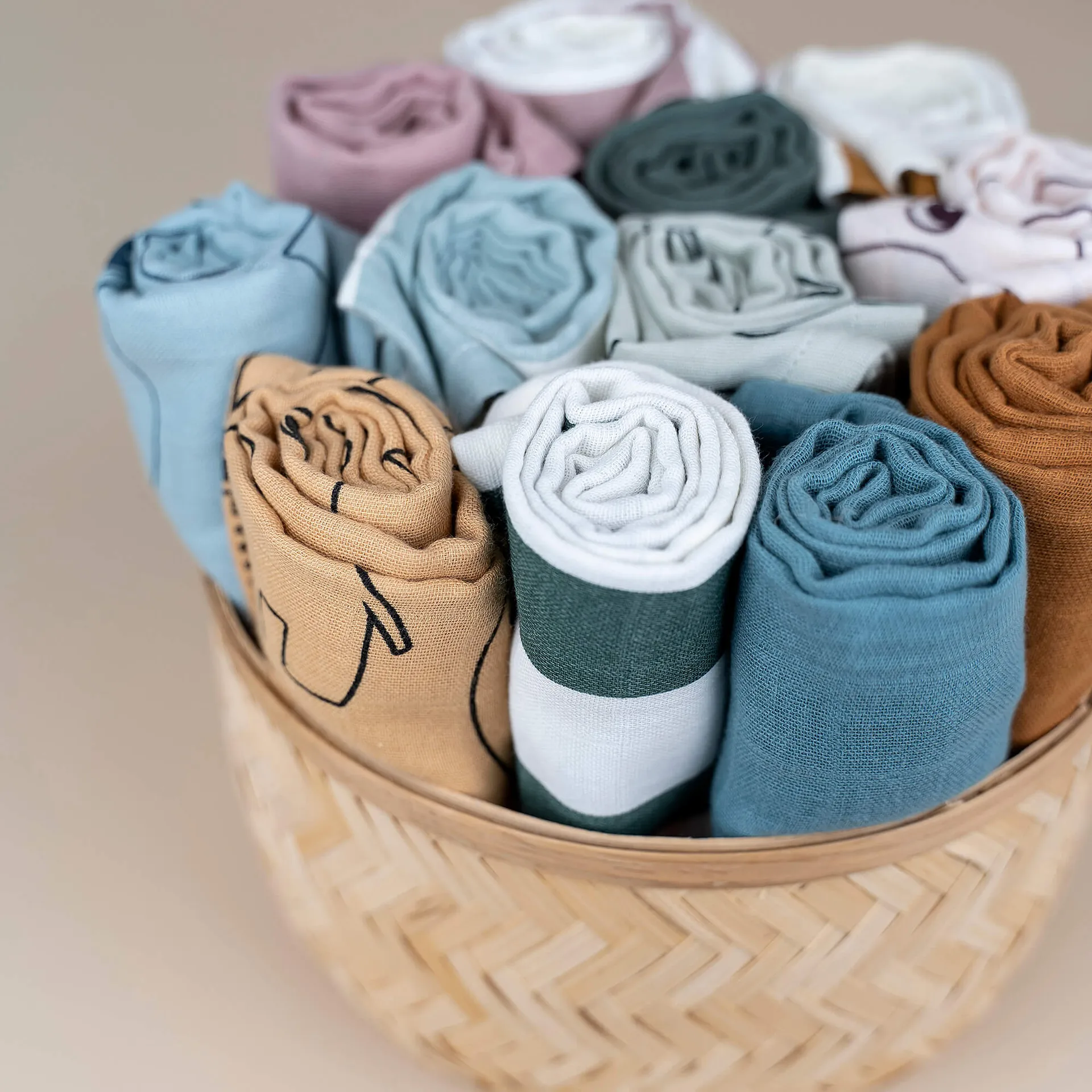 Deer Friends tvättlapp 3-pack, Green Done by deer