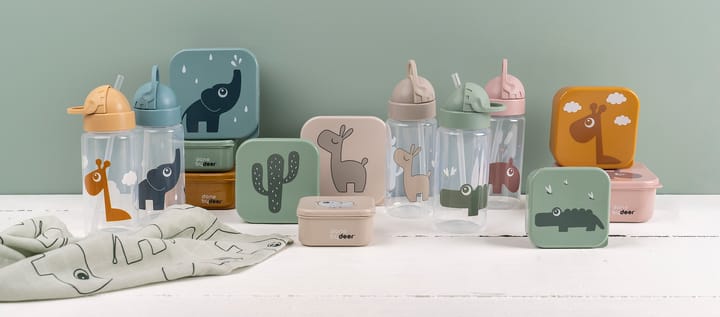 Deer Friends tvättlapp 3-pack, Green Done by deer