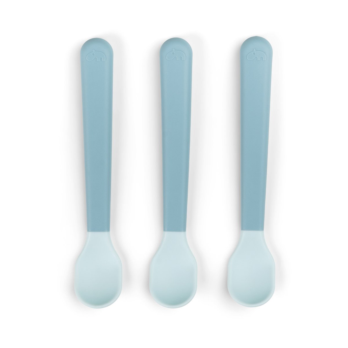 Done by deer Easy-grip foodie sked 3-pack Blue | Skandinavisk Design | Matbestick | Blå