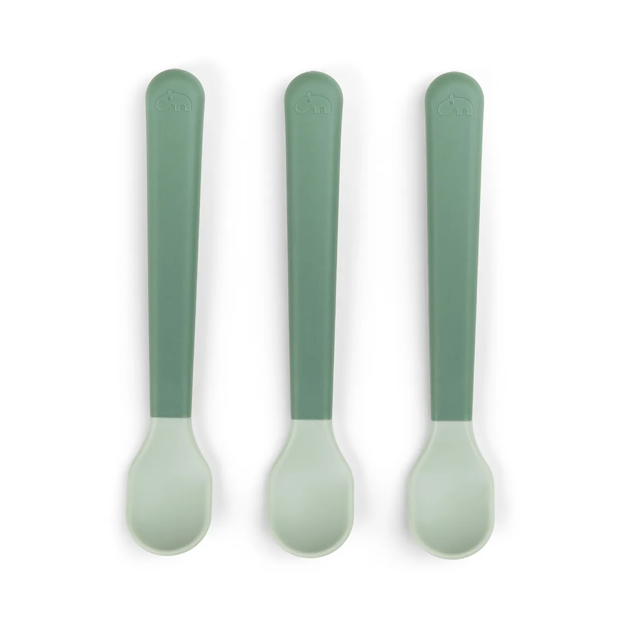 Easy-grip foodie sked 3-pack, Green Done by deer