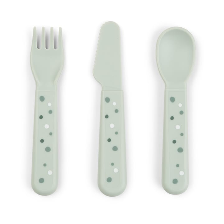 Happy Dots foodie bestickset 3 delar, Green Done by deer